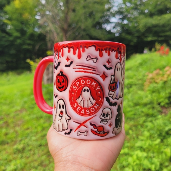 Spooky Season 3D Effect Halloween Mug - Picture 1 of 4
